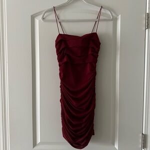 Princess Polly "Tara Mini Dress" in red, size 4